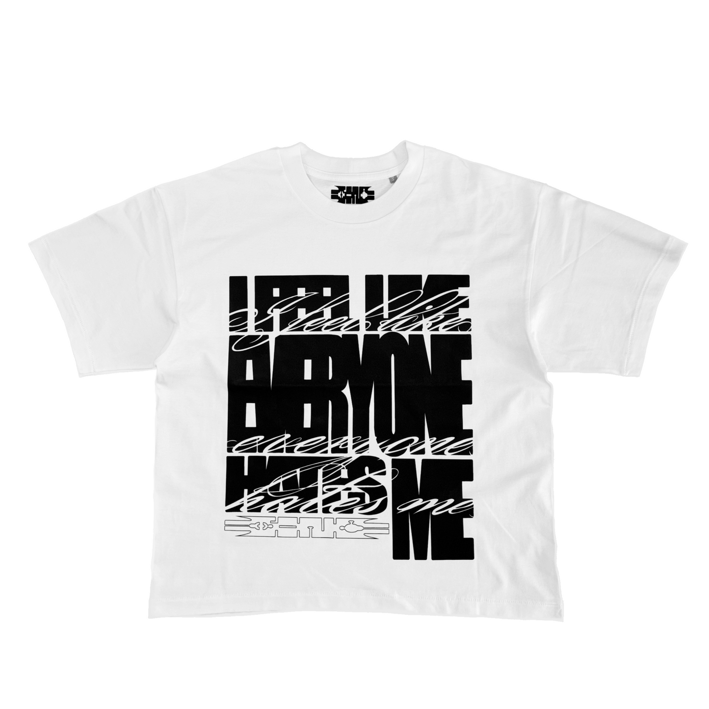 „HATE” TEE WHITE